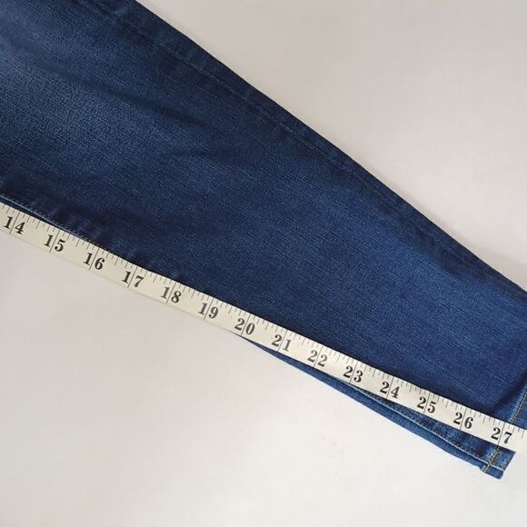 AG Adriano Goldschmied Farrah Skinny Ankle Jeans Size 28 Distressed - Picture 12 of 12